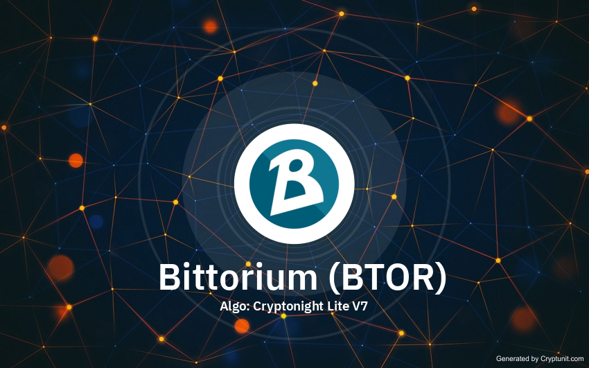 Bittorium (BTOR) mining calculator - solo vs pool profitability | CryptUnit
