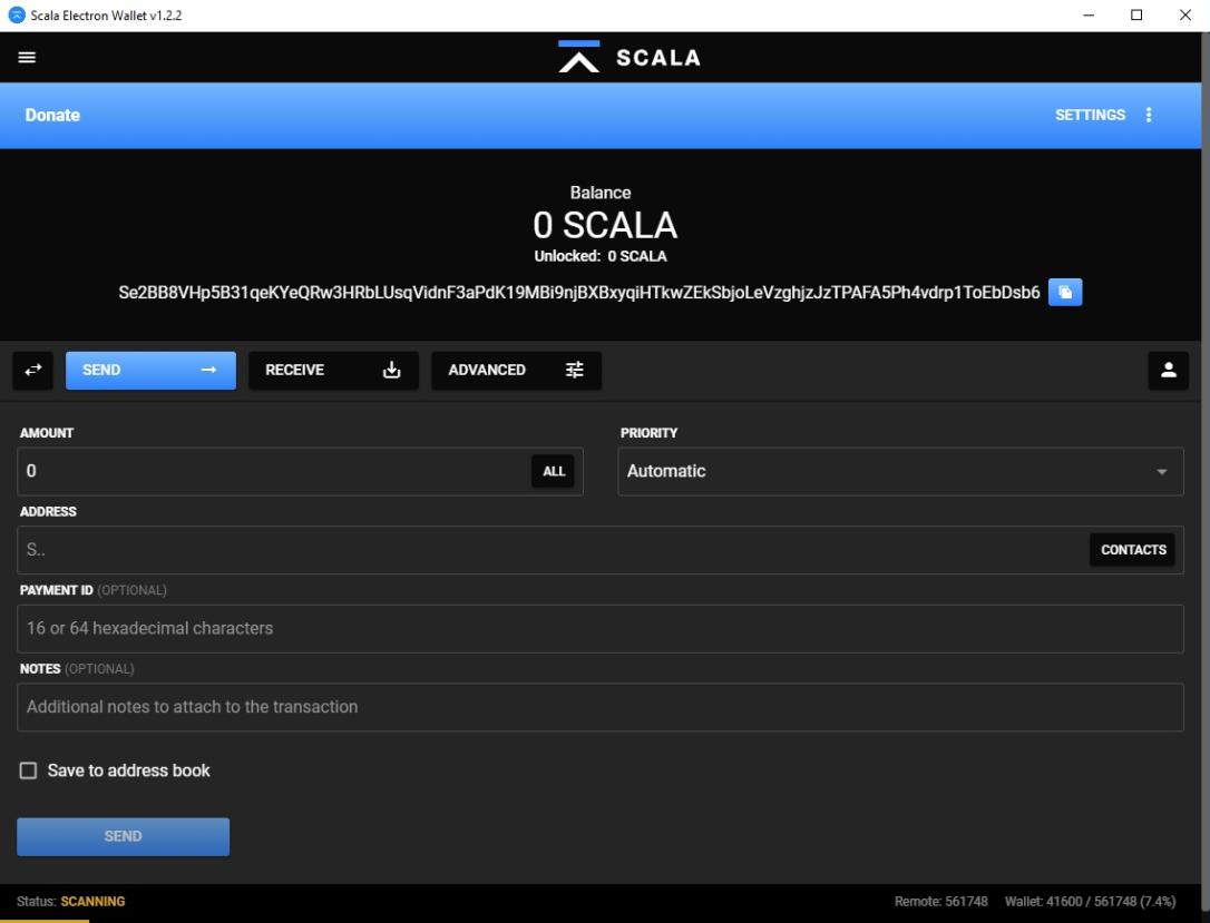 Scala Wallet | Cryptunit